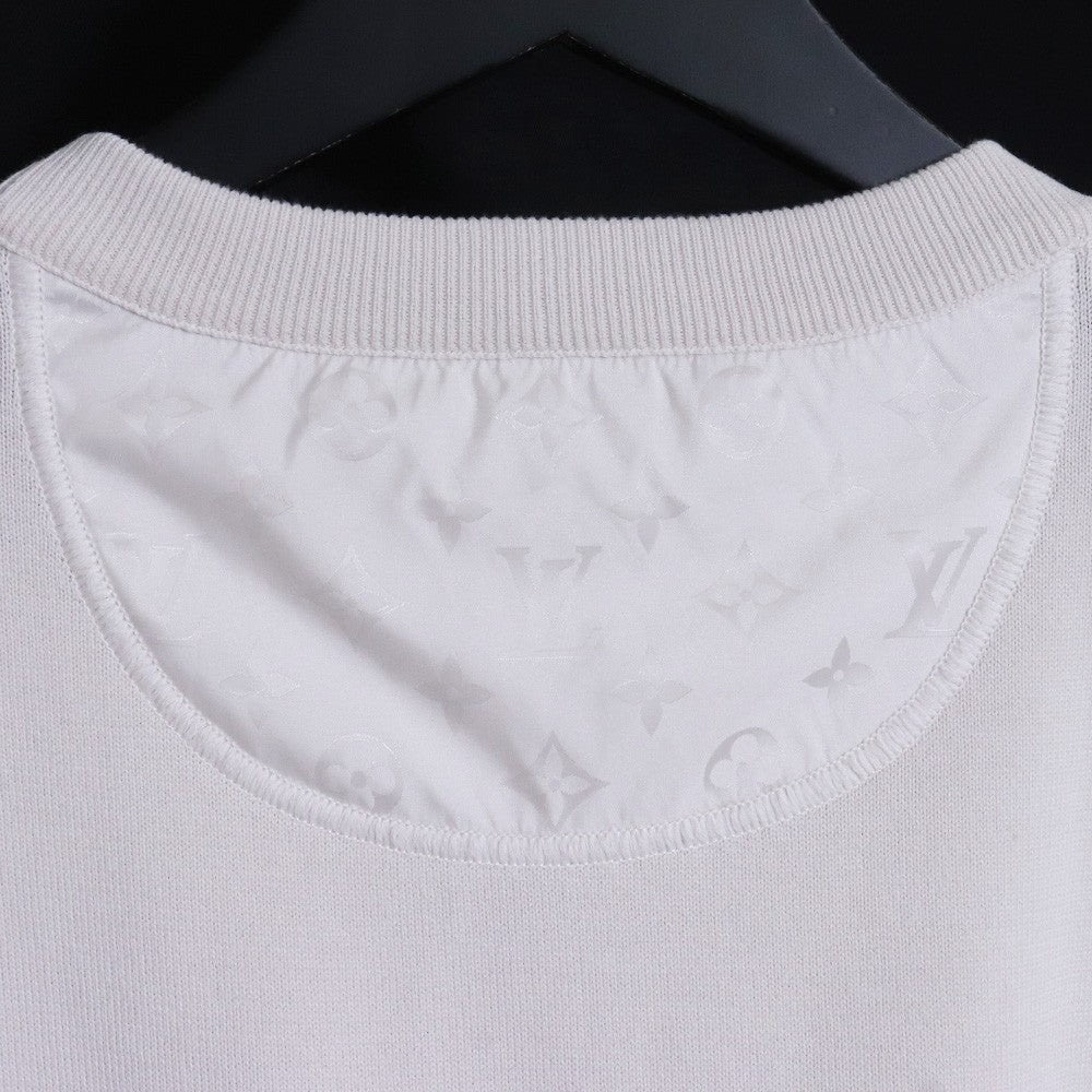 LOUIS VUITTON 25SS Monogram Nylon T-Shirt Ivory Size S