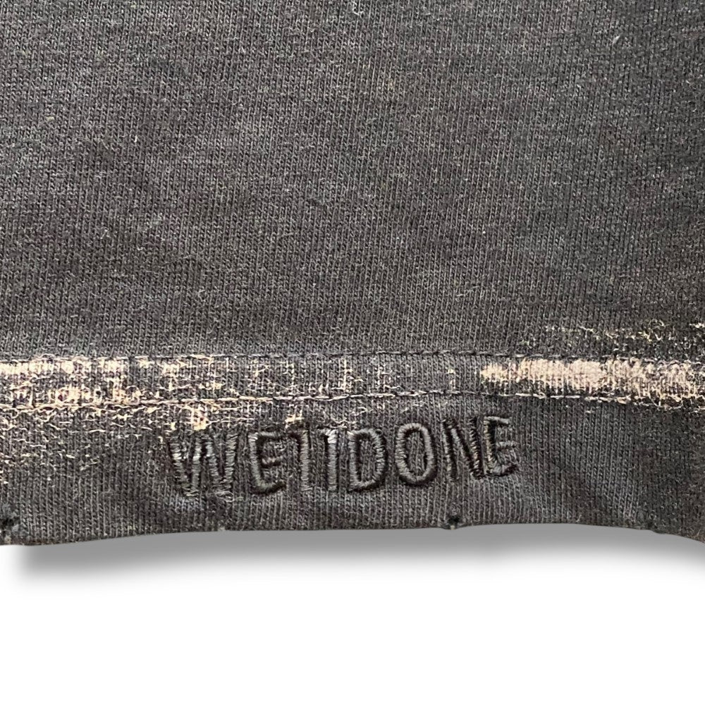 WE11DONE 25SS Piercing Detail T-Shirt Black Size S