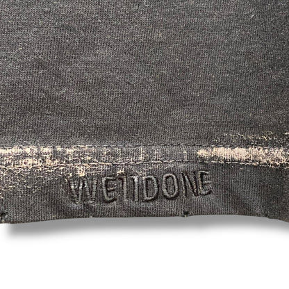 WE11DONE 25SS Piercing Detail T-Shirt Black Size S