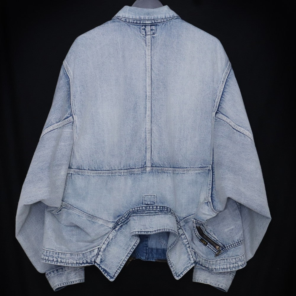Lee BEAUTIFUL PEOPLE 2WAY Work Denim Jacket Indigo Size 42