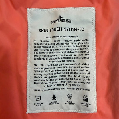 STONE ISLAND Garment Dyed Packable Jacket Orange Size XL
