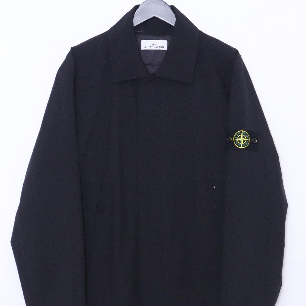 Stone Island Technical Fabric Snap Button Half Coat Size L