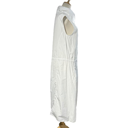 MAISON MARGIELA 19SS Half-Zip Drawstring Dress White Size 38