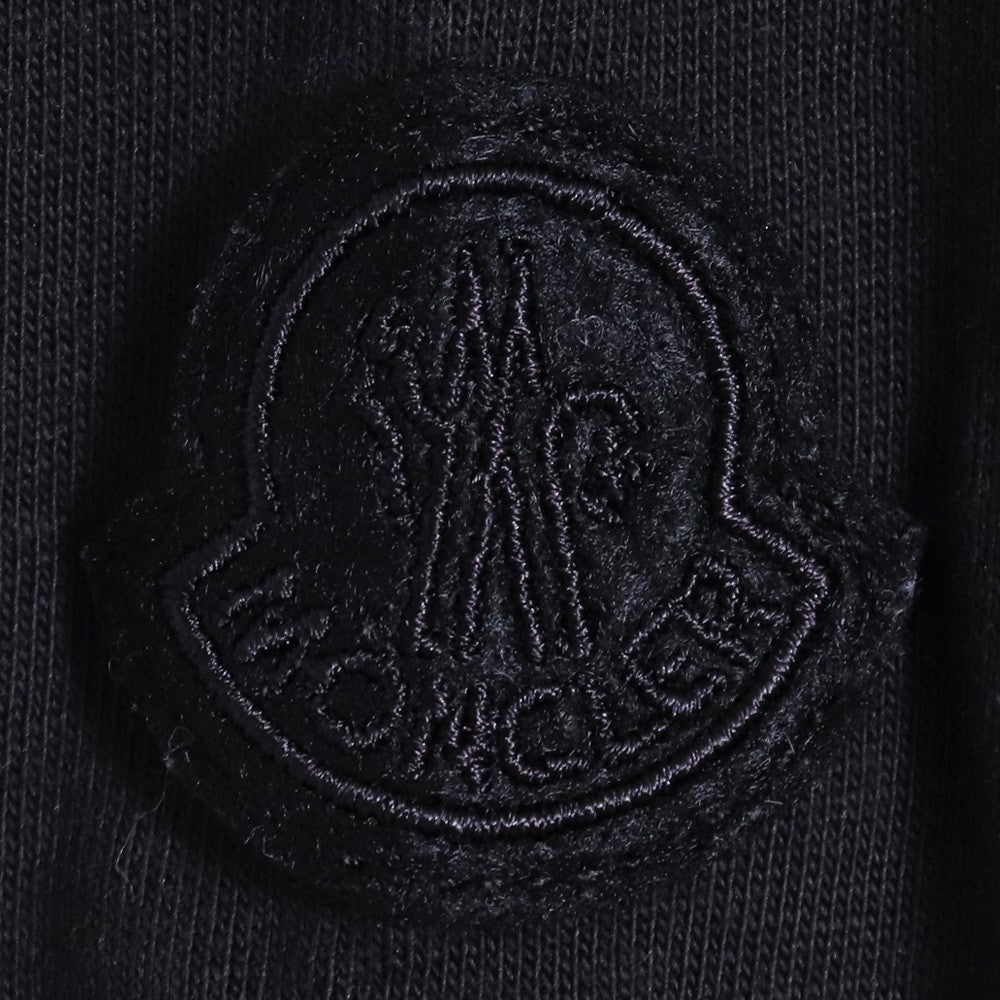 MONCLER 24SS Multicolor Logo Crewneck T-Shirt Black Size M