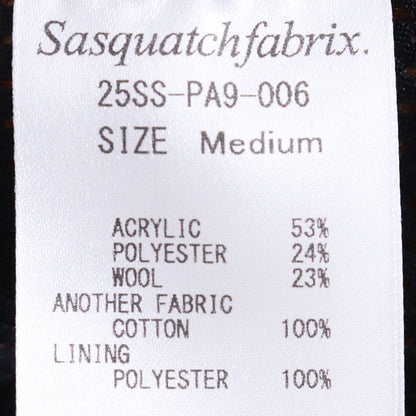 SASQUATCHFABRIX. 25SS Bootcut Track Pants Dark Brown Size M