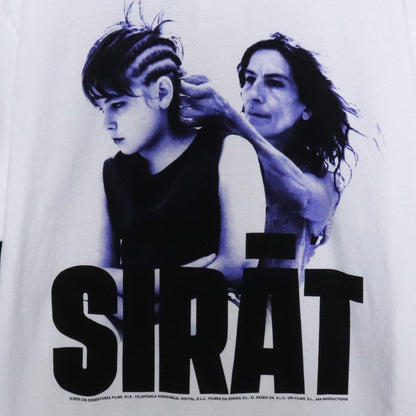 SIRĀT × GEEKS RULE Silkscreen Printing T-Shirt White Size XL
