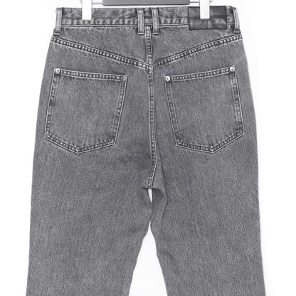 JOHN LAWRENCE SULLIVAN Bleached Zipped Jeans Black Size 46