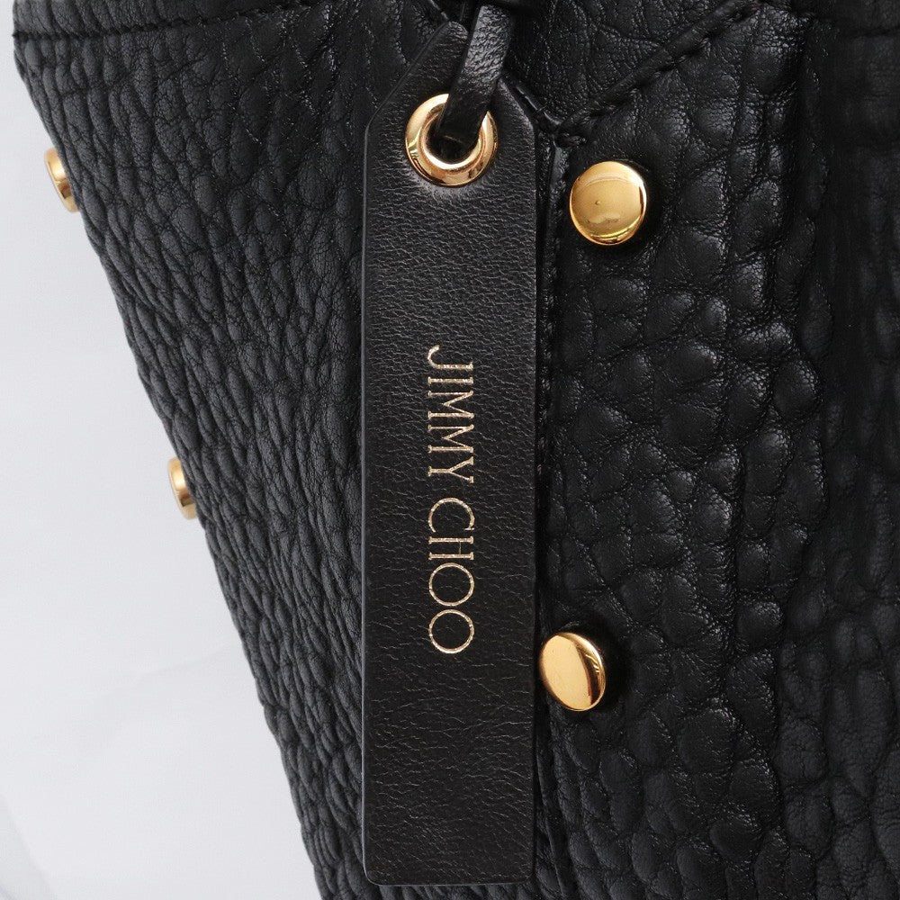 Jimmy Choo Black Rocket Shopper Studded Tote Bag Size F