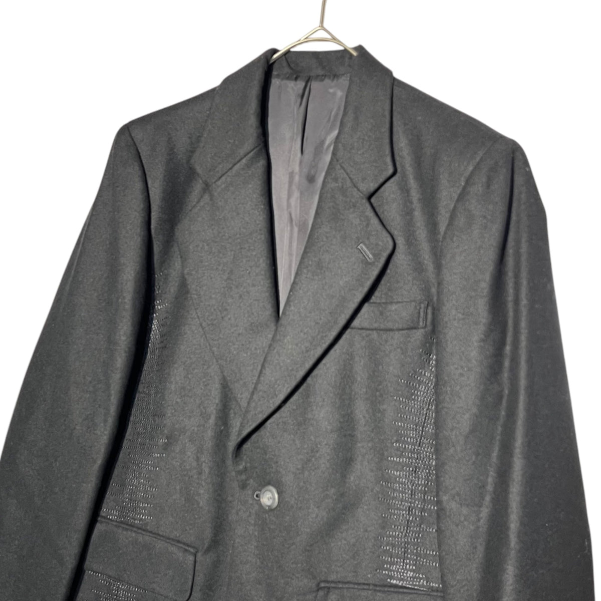 i.s. ISSEY MIYAKE 92s Archive Stitch Wool Felt Jacket Size M