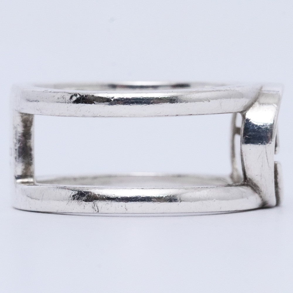 GUCCI Interlocking G Ring Silver Size JP 10