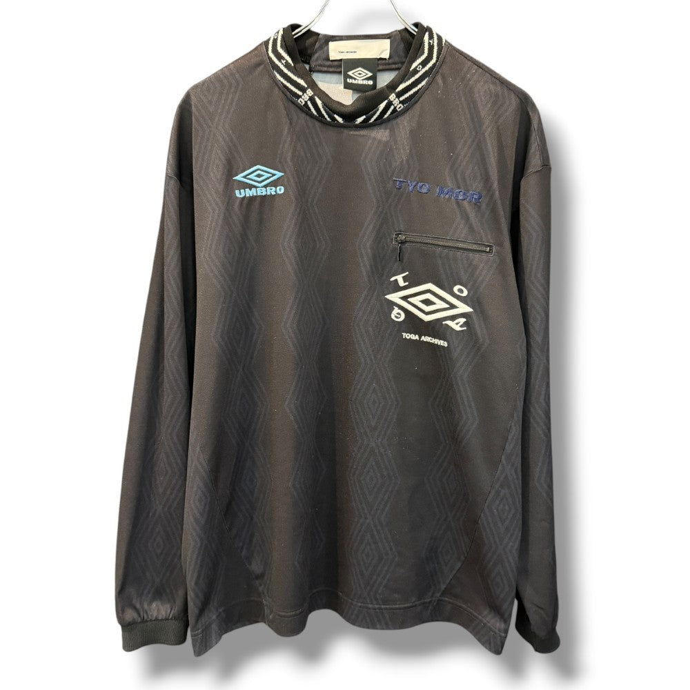 TOGA ARCHIVES x UMBRO Long Sleeve Game Shirt Navy Size M