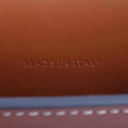CELINE Vertical Triomphe Canvas Calfskin Bag Brown Size F