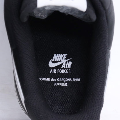 SUPREME x CDG x Nike Air Force 1 Sneakers Black Size 26.5cm
