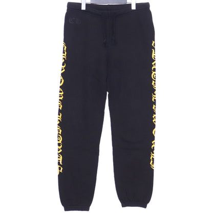 Chrome Hearts Side Logo Sweatpants Black Yellow Pants Size M