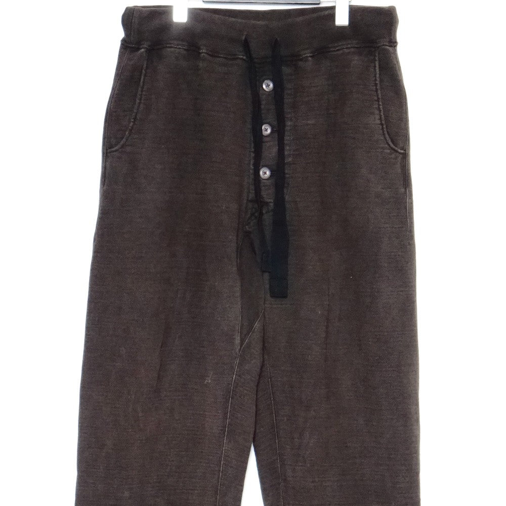 KLASICA 25AW Fly Front Easy Sweat Pants Dark Olive Size 3