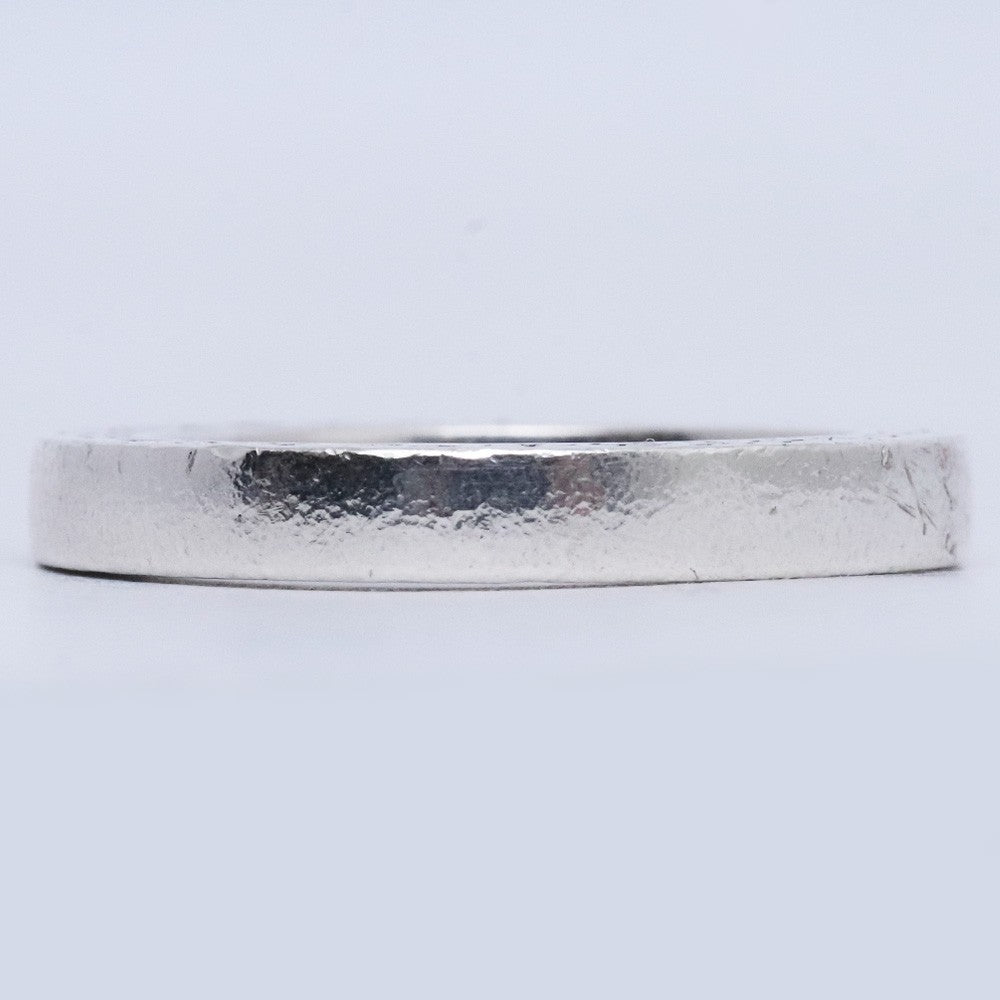 CHROME HEARTS 3mm Spacer Plain Sapphire Silver Ring Size ONE SIZE