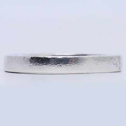 CHROME HEARTS 3mm Spacer Plain Sapphire Silver Ring Size ONE SIZE