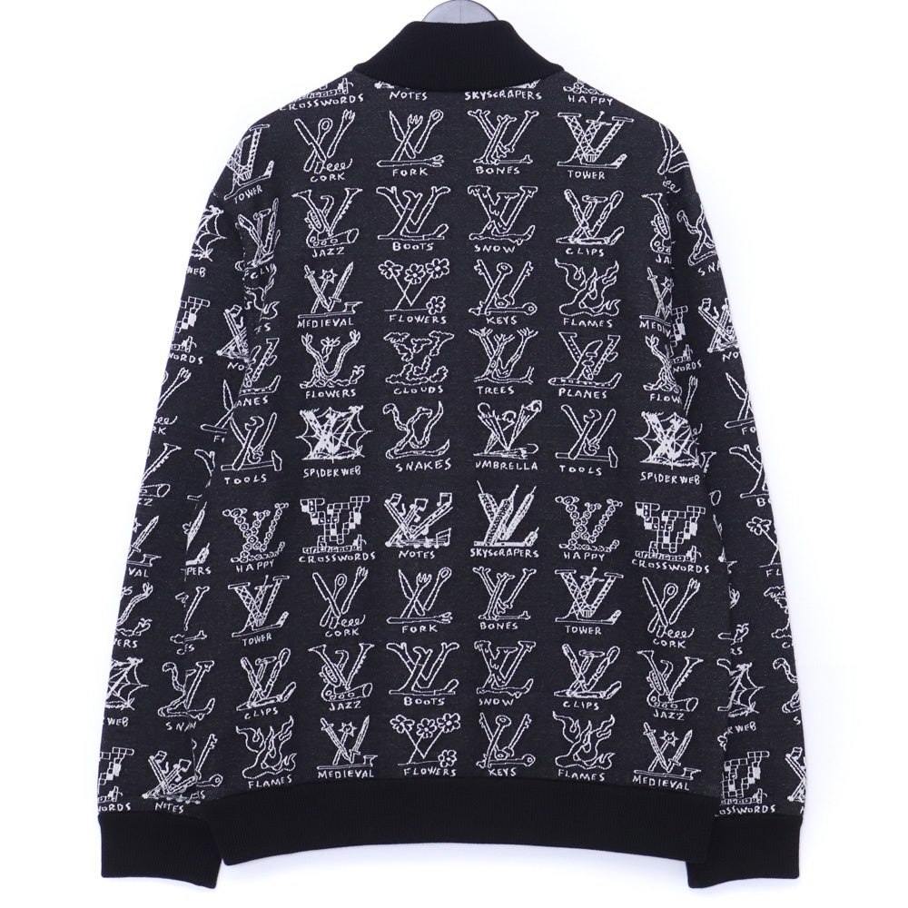 Louis Vuitton 21SS LV Cartoon Jacquard Zip Blouson Size L