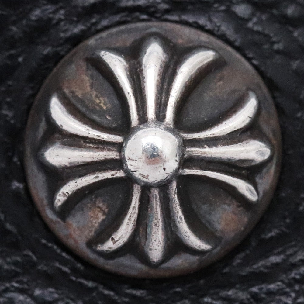 CHROME HEARTS MINI Wave Cross Button Wallet Size ONE SIZE