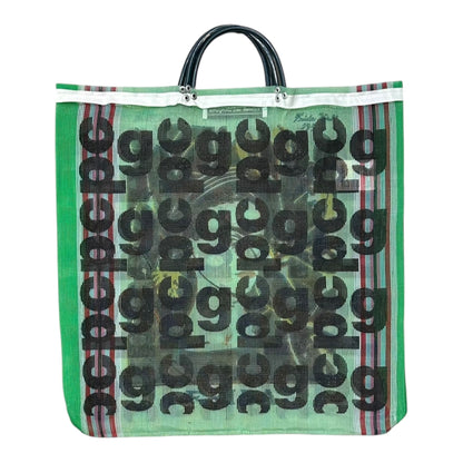 COMME des GARCONS 19AW Green Mesh Tote Bag