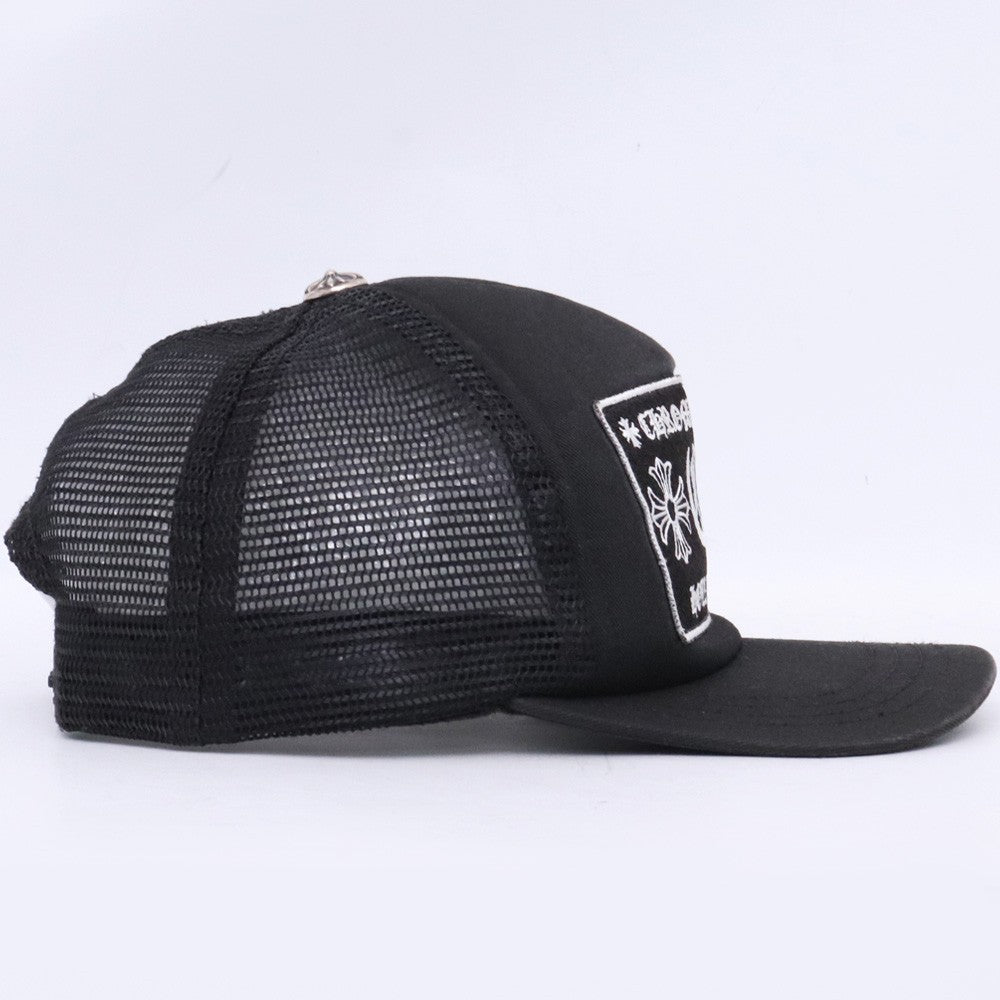 CHROME HEARTS TRUCKER CAP Mesh Cap Black Size F
