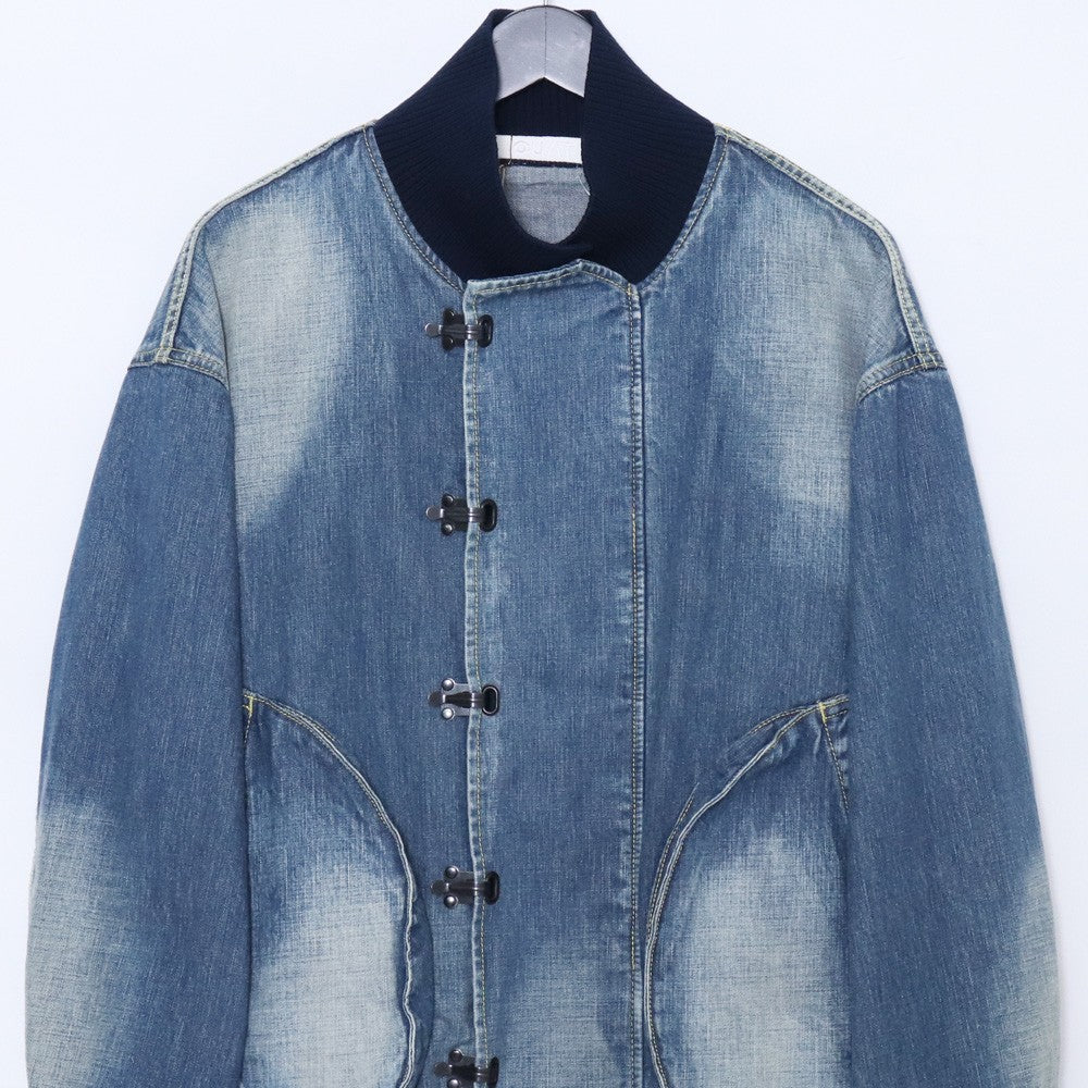 OUAT 25SS Indigo Denim Deck Jacket Blue Size 2