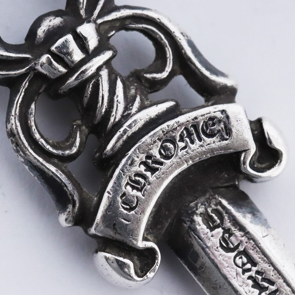 CHROME HEARTS #10 Old Dagger Necklace Silver Size #10