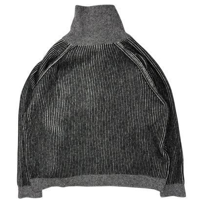 Name. 25AW Reversible Wool Drivers Knit Black/Gray Size 2