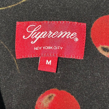 SUPREME 19SS Cherry Rayon Open Collar Long Sleeve Shirt Multi Size M