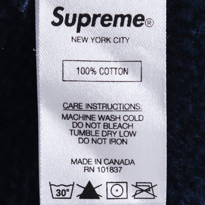 Supreme 19AW Bandana Box Logo Hooded Sweatshirt Navy Size M