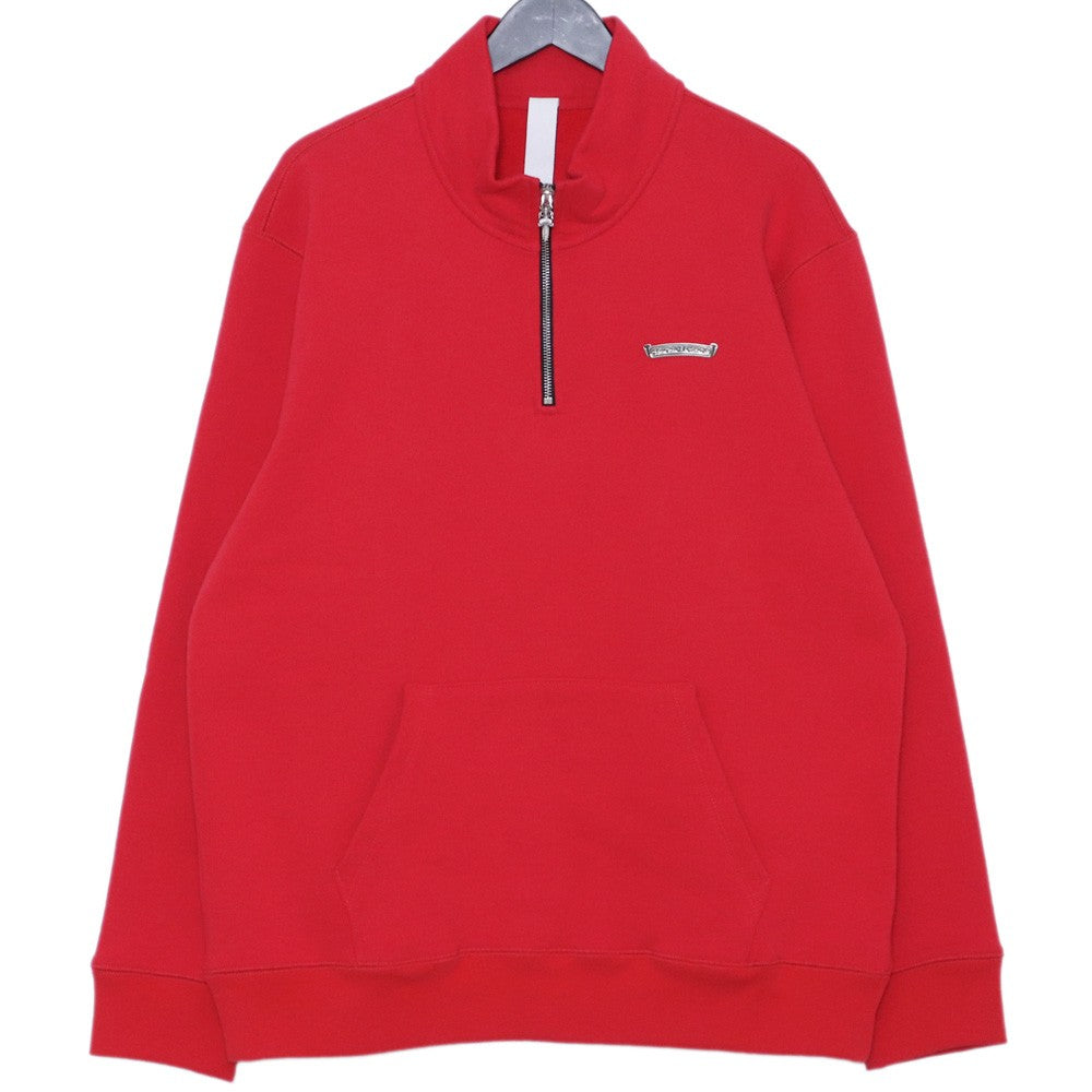CHROME HEARTS Y NOT Cemetery Cross Sweatshirt Red Size L