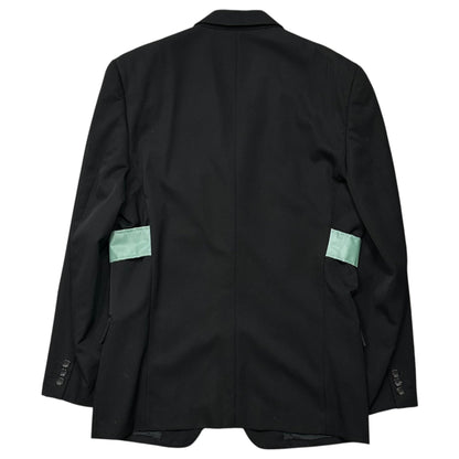 COMME des GARCONS HOMME PLUS 95SS Vinyl Jacket Black Size M