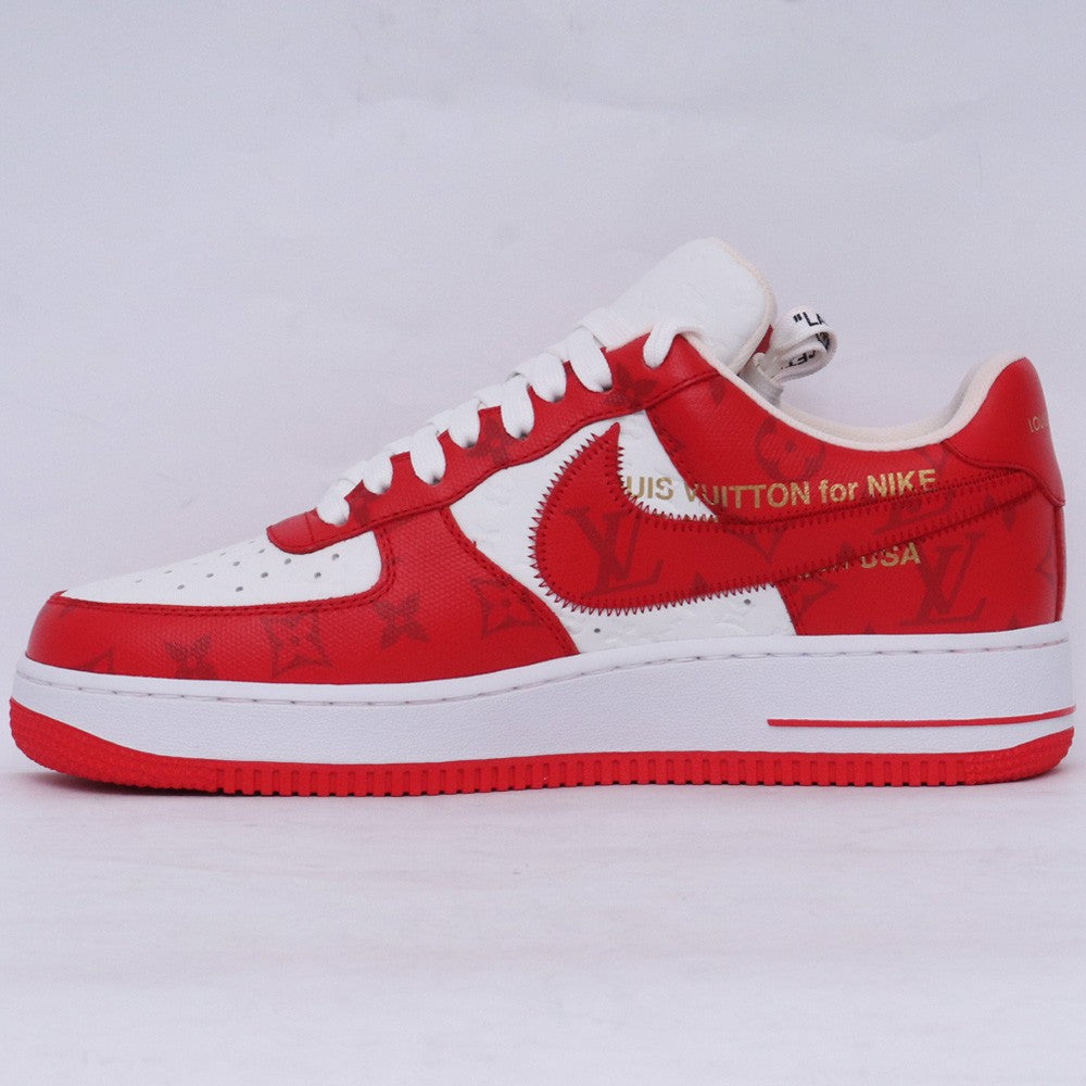 LOUIS VUITTON x NIKE Air Force 1 Sneakers White Size 27cm