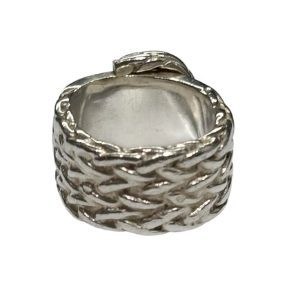 HERMES Vintage Dianne Silver925 Ring Size JP 11