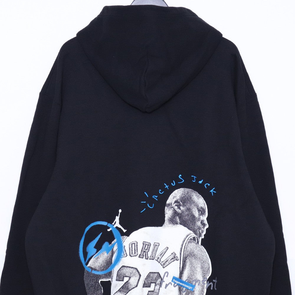 NIKE x TRAVIS SCOTT x FRAGMENT Air Hoodie Black Size 2XL