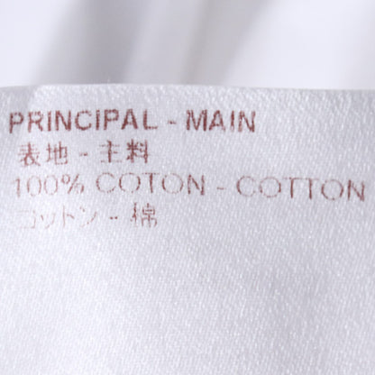 LOUIS VUITTON Circle Logo Cotton T-Shirt White Size L