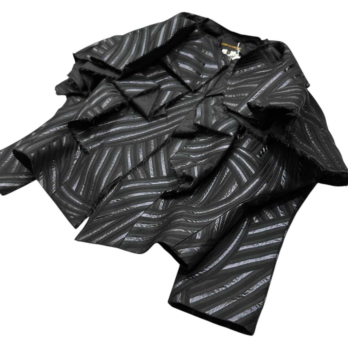 COMME des GARCONS 26SS Deconstructed Jacket Black Size XS