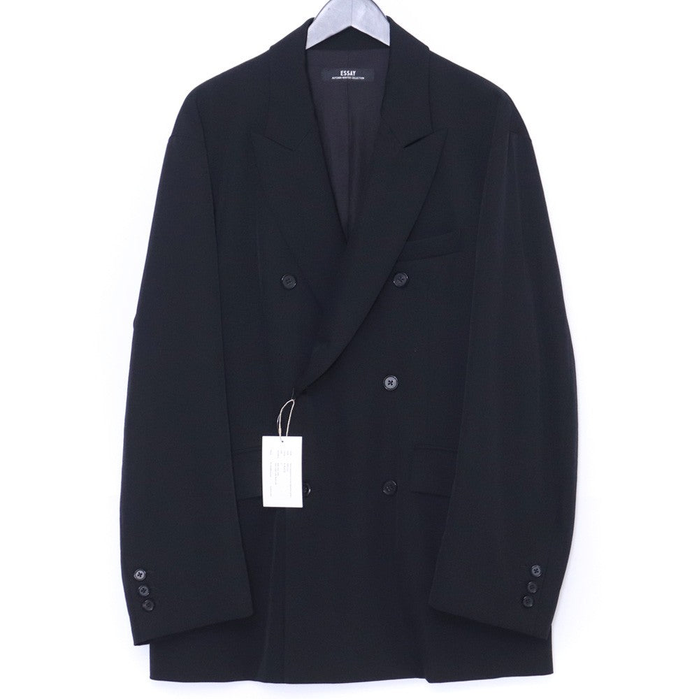 ESSAY 25AW Wool Gabardine Double Breasted Jacket Size 2