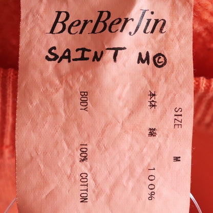 SAINT MICHAEL x BERBERJIN BJ_CRW Sweatshirt Orange Size M