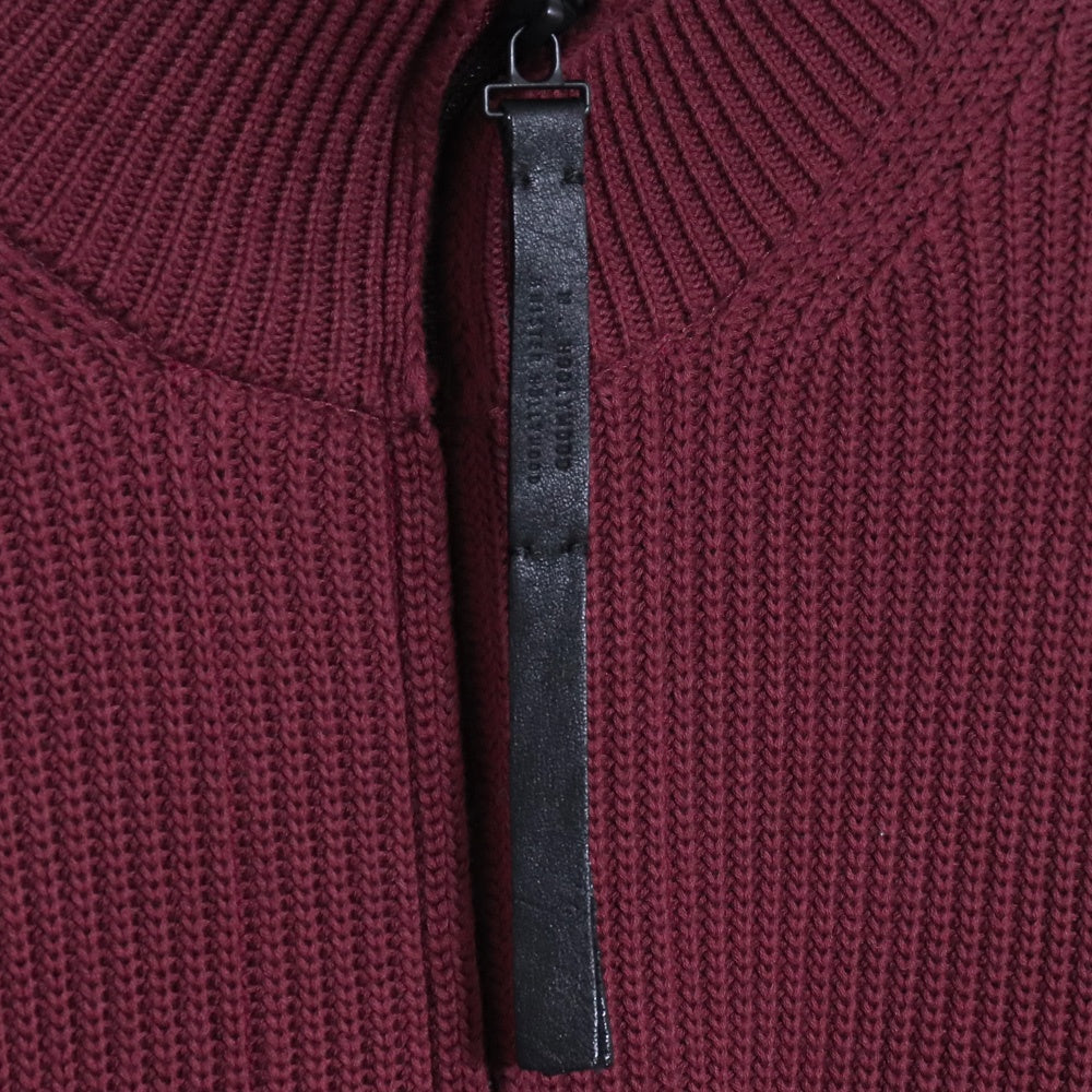 N.HOOLYWOOD 23AW Drivers Knit Sweater Burgundy Size 36