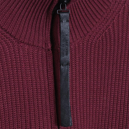 N.HOOLYWOOD 23AW Drivers Knit Sweater Burgundy Size 36
