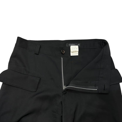 YOHJI YAMAMOTO+NOIR Wool Gabardine Parachute Pants Size 3
