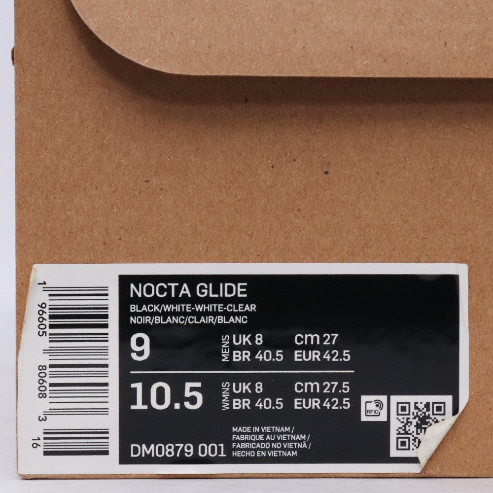 Nike NOCTA Glide Black White Sneakers Size 27cm