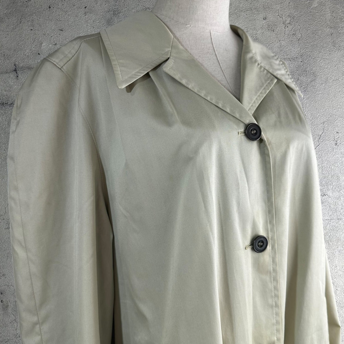 Euro vintage 70s Cotton Blend Trench Coat Size 42