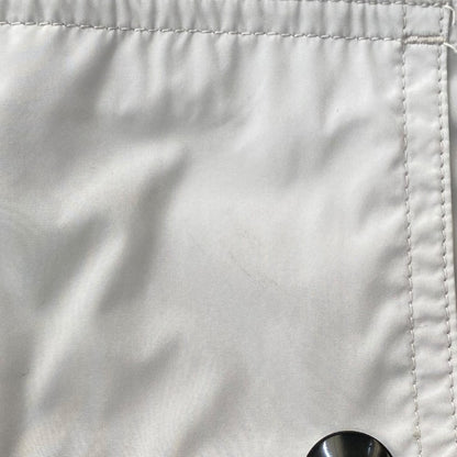 MASU Nylon Hooded Jacket Light Gray Size 48