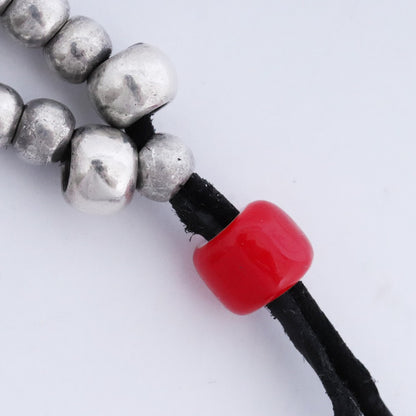 TARO WASHIMI Silver Pipe Bead Necklace Size F