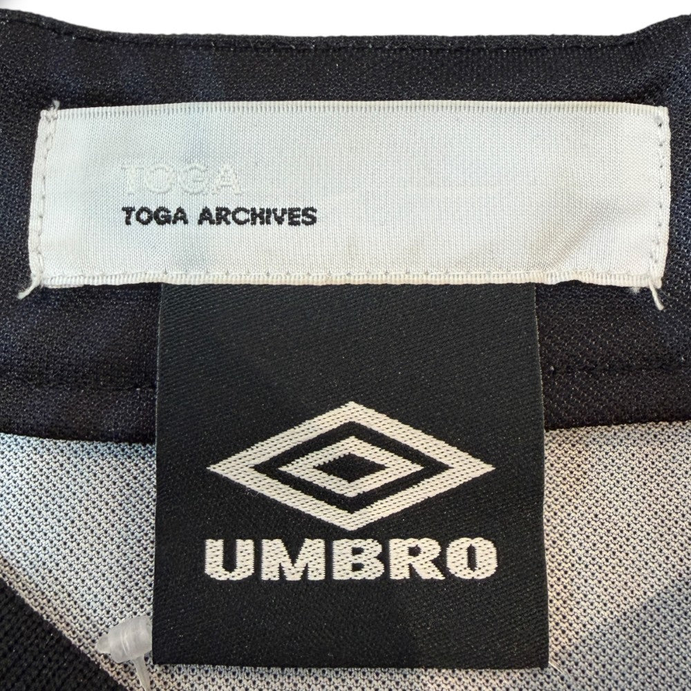TOGA ARCHIVES x UMBRO Long Sleeve Game Shirt Navy Size M