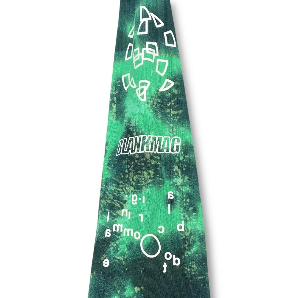 BLANKMAG x BAL Elle Showering Tie Dye Hoodie Green Size 3