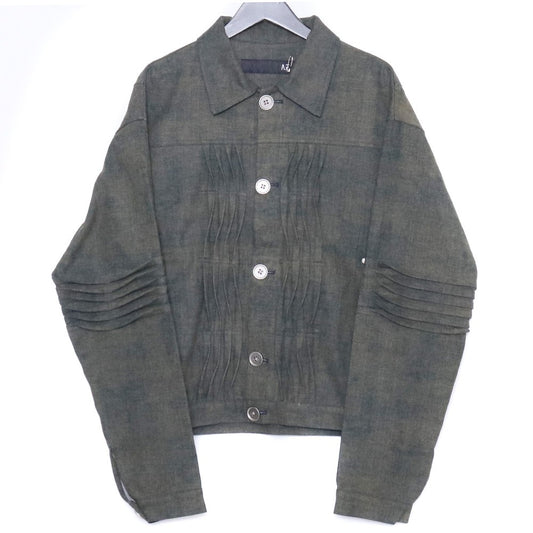 A.F ARTEFACT 26SS Blended Shades Denim Jacket Purple Size 1