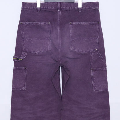 SUPREME 26SS Purple Worn Double Knee Painter Jeans Size 34
